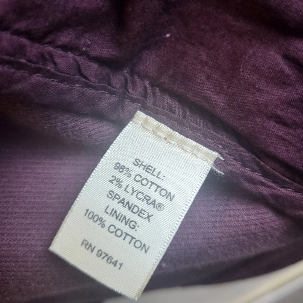 J Jill Corduroy Women's Purple Blazer,‎ Size M/P